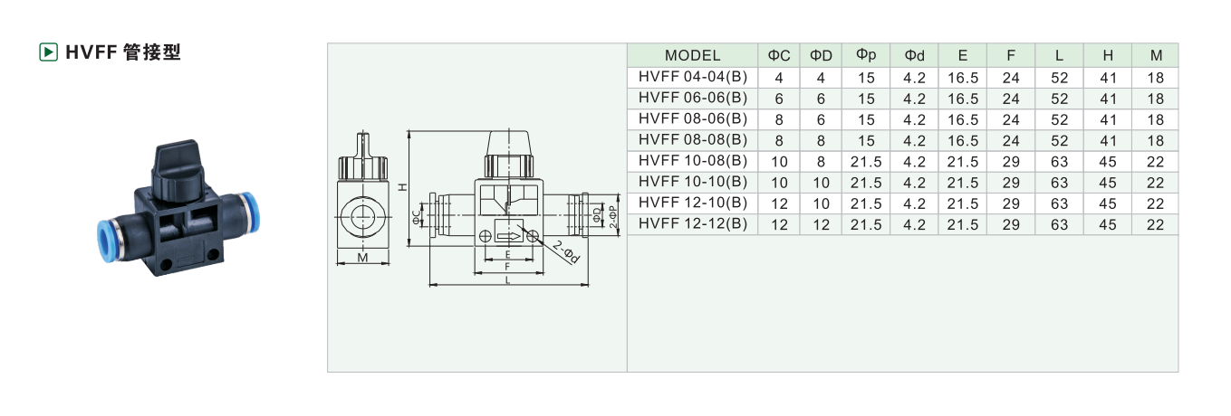 HVFF管接型 HVFF 管接型