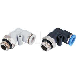 PL China Manufacturer Air Quick Connector Elbow Pneumatic One Tube Fittings