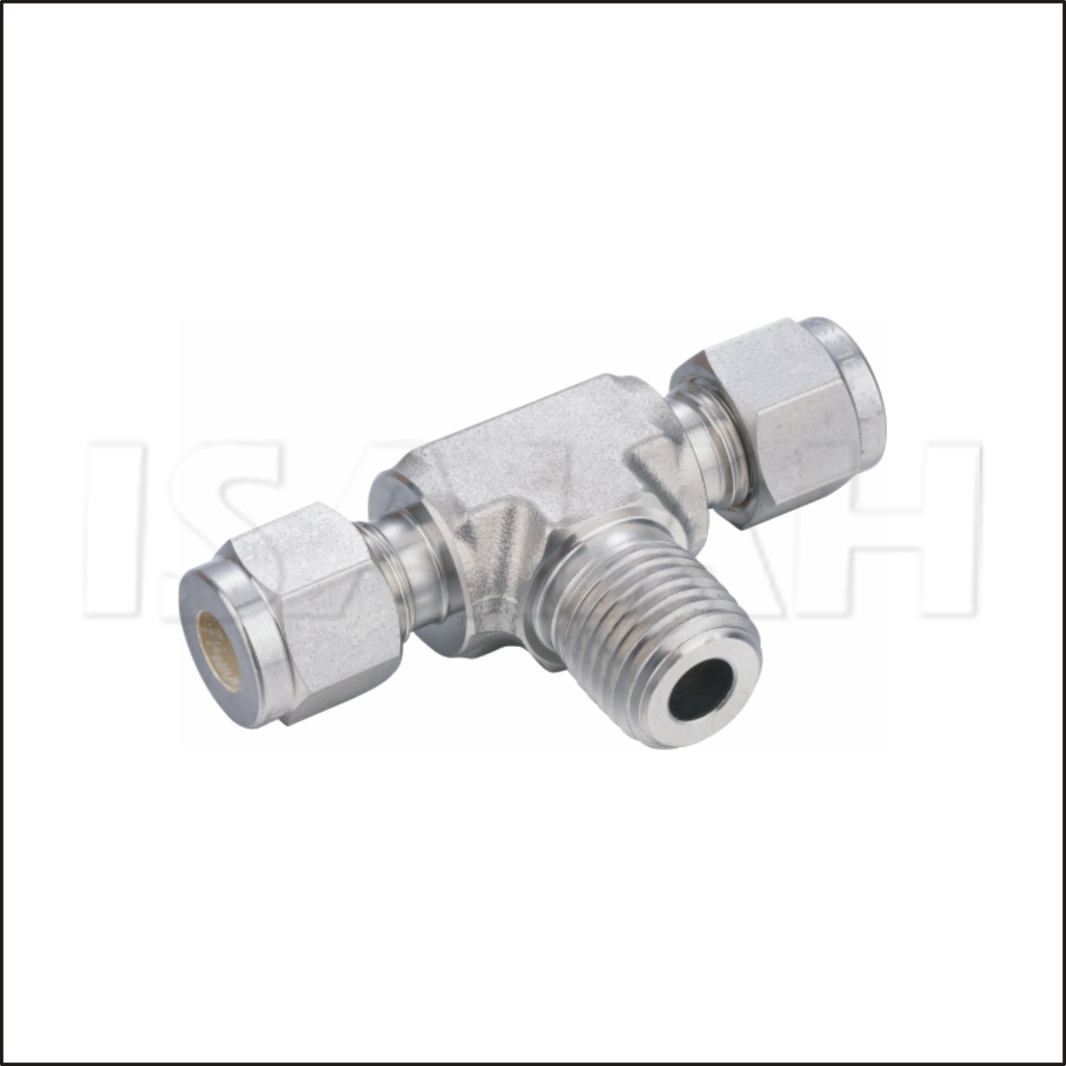 이중 페룰이 있는 SKB Equal Tee 316L 스테인레스 스틸 피팅 